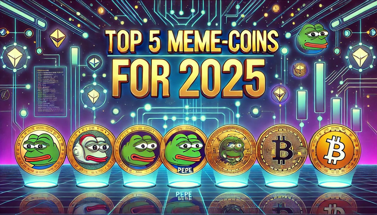 Top 5 Meme-Coins für das Jahr 2025