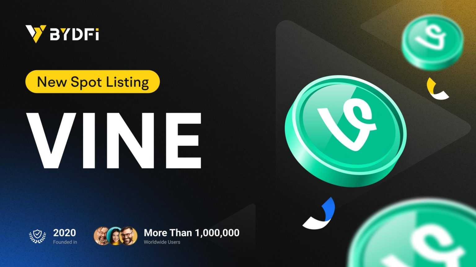 VINE Token Hits 0 Million Market Cap, Now Available for Trading on BYDFi