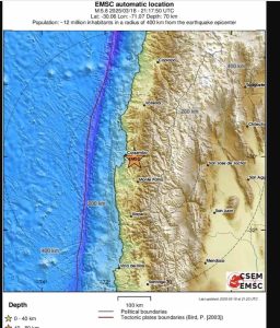 Central Chile M5.5 earthquake | Forexlive