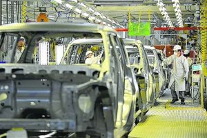 Japan auto lobby- 'significant production adjustments' if US tariffs can't be avoided Apr2