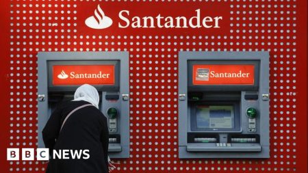 Santander to close 95 branches across the UK